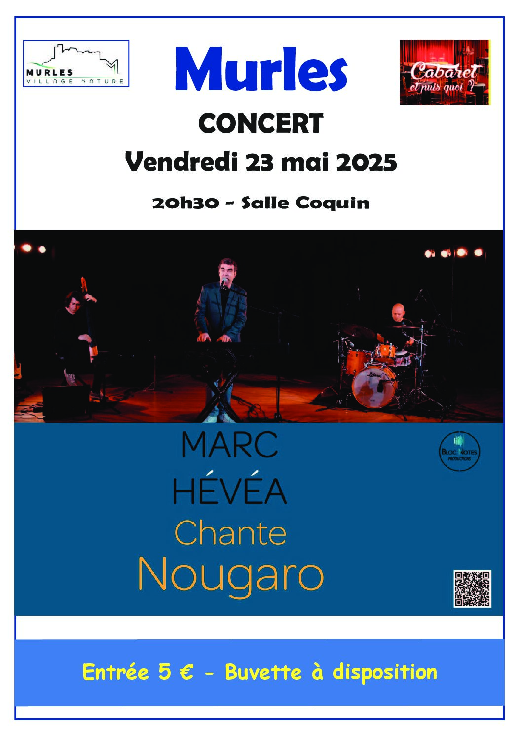 Lire la suite à propos de l’article Concert à venir :  Marc Hévéa chante NOUGARO