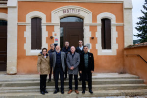 Visite à MURLES du Président du conseil départemental